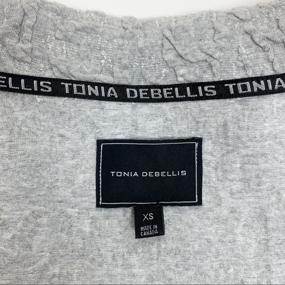 Tonia DeBellis Remy Coat Grey Textile XS - Picture 5 of 6